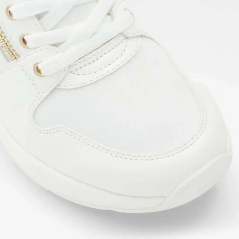 Aldo Adwiwia Women's Trainers
Trainers Wedge Sneakers Gold Outline Zipper Size 9 - Picture 5 of 13